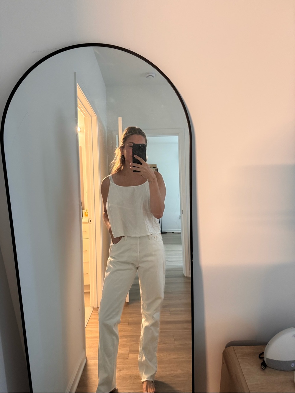 White Levi Jeans
